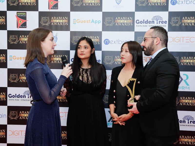 The Golden Entrepreneur Awards gala evening in Dubai
