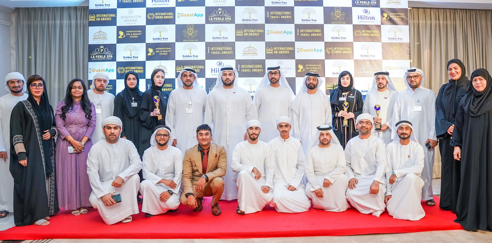 Golden Entrepreneur Awards South Korea winners on stage